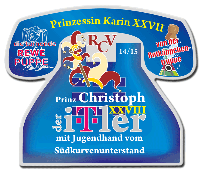 Bild von Christoph XXVIII, der IT ler mit Jugendhand vom Südkurvenunterstand & Karin XXVII, die turnende REWE Puppe von der Rotkäppchentruppe